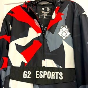 G2 Esports Nations nylon hoodie never worn
